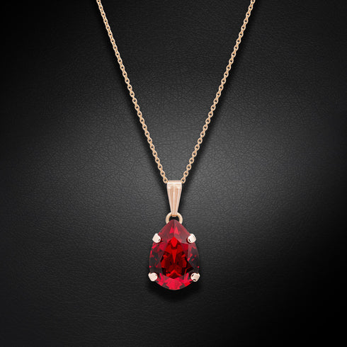 Pakabukas "Venėra II (Siam)" su Swarovski™ kristalais